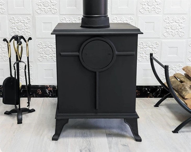 Lounge Table Cast Iron Fireplace